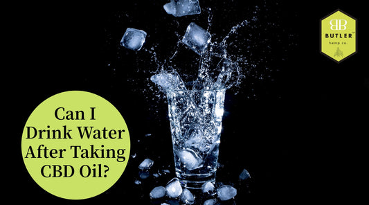 Can I Drink Water After Taking CBD Oil?