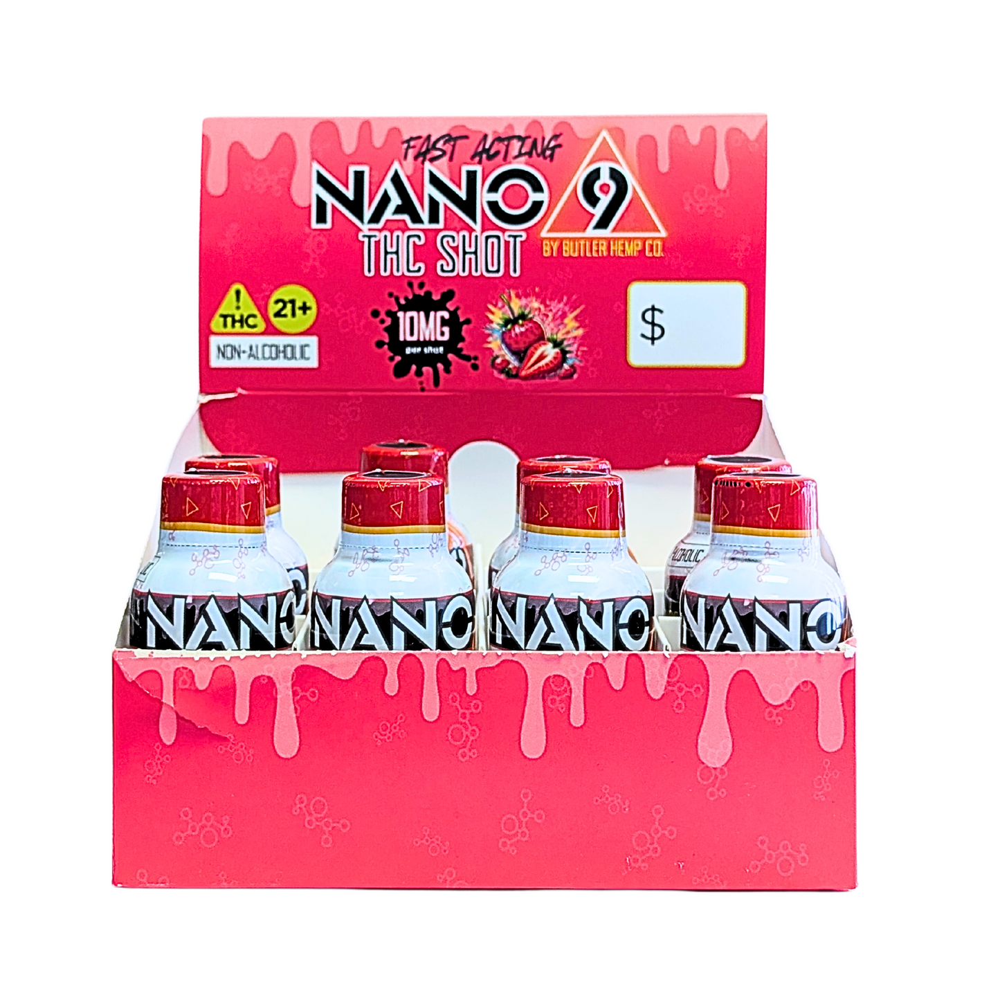 Nano 9 THC Shooters: Case of 16