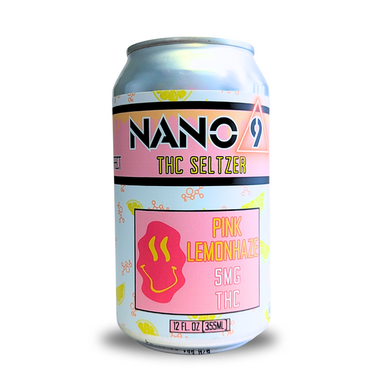 5 mg Pink Lemonhaze THC Seltzer: Nano 9 Pack