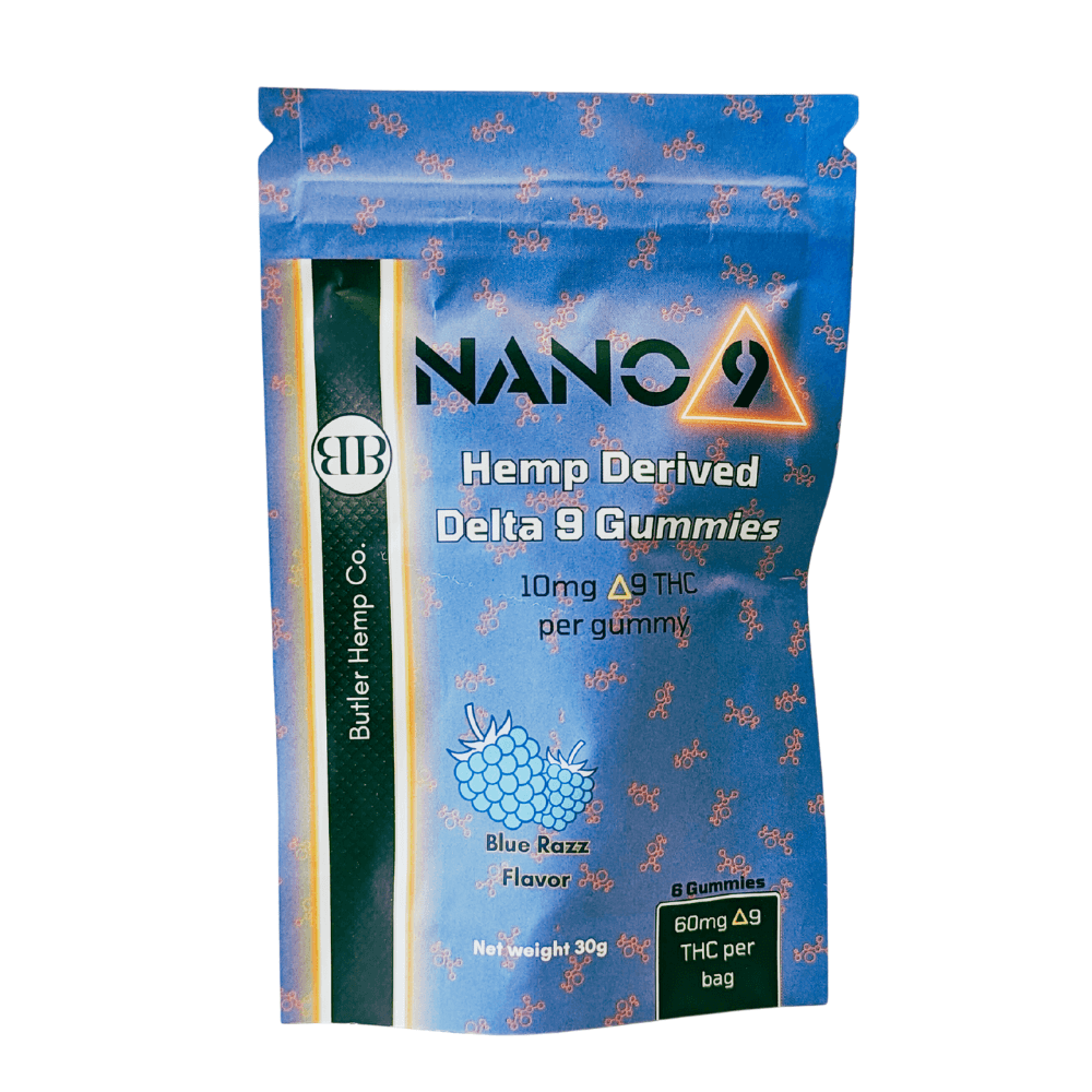 Nano 9 Hemp-Derived Delta 9 Gummies 6 Count