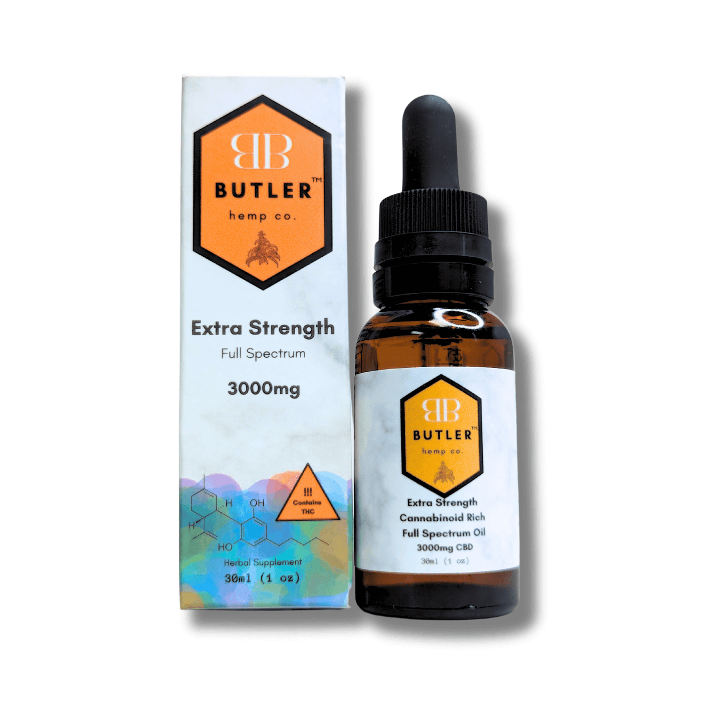 Extra Strength Full Spectrum 3000mg CBD Oil