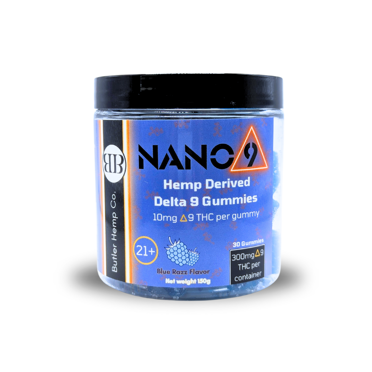 Nano 9 Hemp-Derived Delta 9 Gummies 30 Count