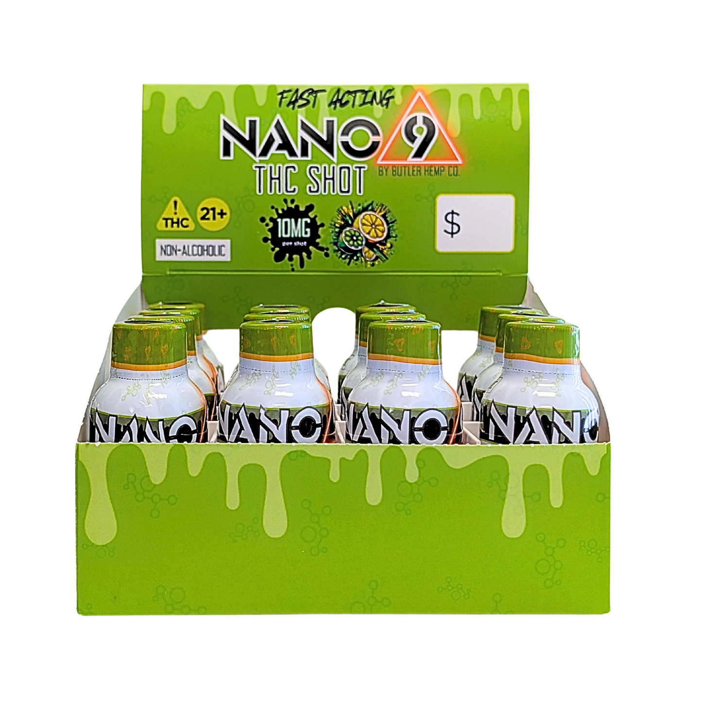 Nano 9 THC Shooters: Case of 16