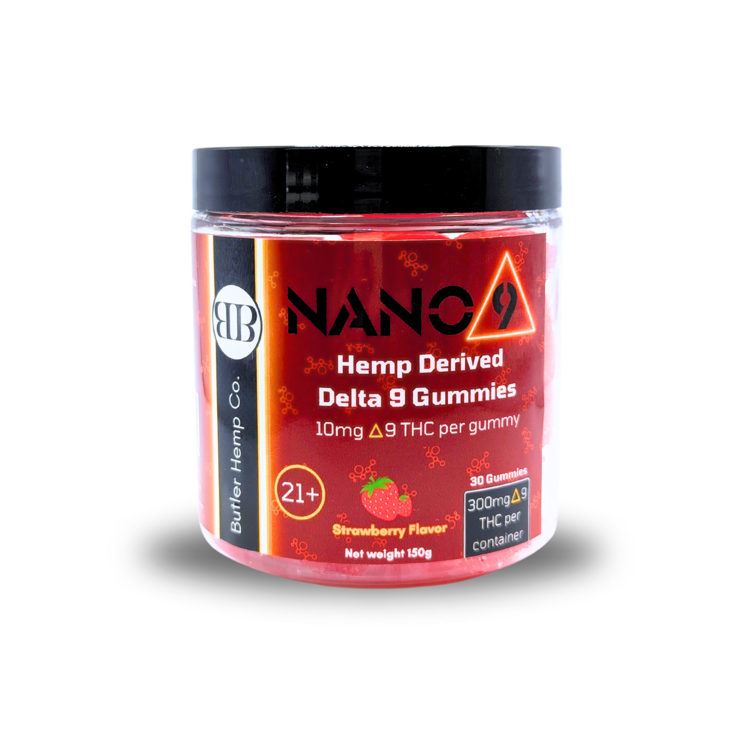 Nano 9 Hemp-Derived Delta 9 Gummies 30 Count