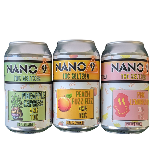 Nano 9 Pack: THC Seltzer Variety Pack