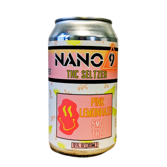 Nano 9 Pack: Pink Lemonhaze THC Seltzers