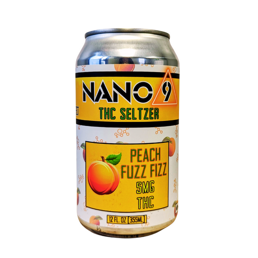 Nano 9 Pack: Peach Fuzz Fizz THC Seltzers