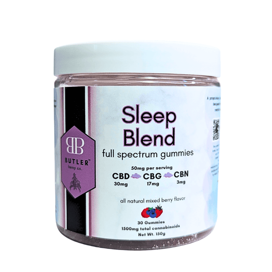 A blend of CBD, CBG, and CBN is encapsulated in a precisely dosed 50mg infused gummy and contains no artificial flavors, colors, or high fructose corn syrup. Vegan and gluten free. This cannabinoid powered sleep supplement is free of melantonin and all other potentially habit-forming additives, and will become an essential part of your bedtime routine after just one bite.