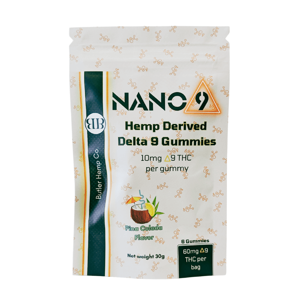 Nano 9 Hemp-Derived Delta 9 Gummies 6 Count