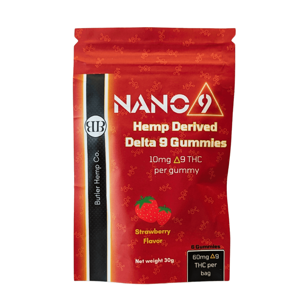 Nano 9 Hemp-Derived Delta 9 Gummies 6 Count