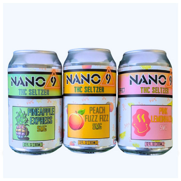 5mg Seltzer Variety Pack: Nano 9 Pack – Butler Hemp Co